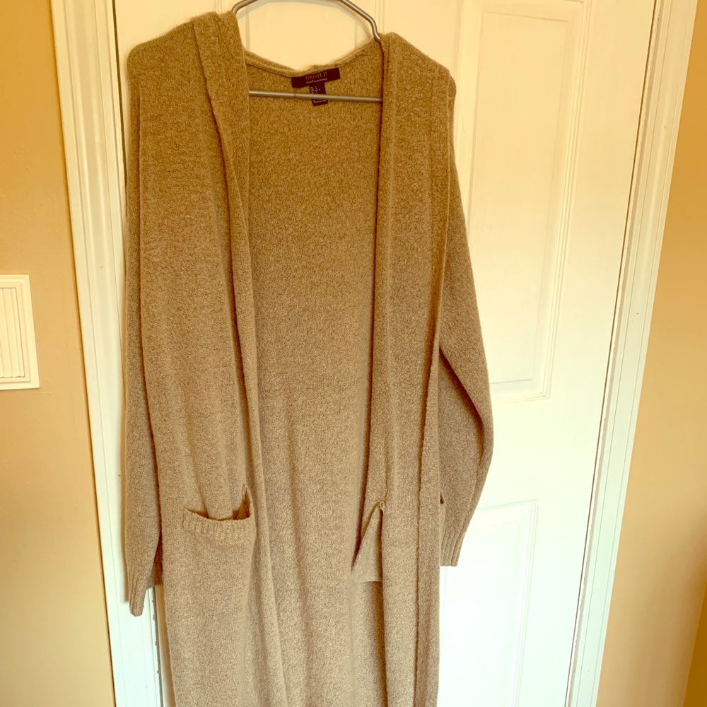 Long Hooded F21 Sweater